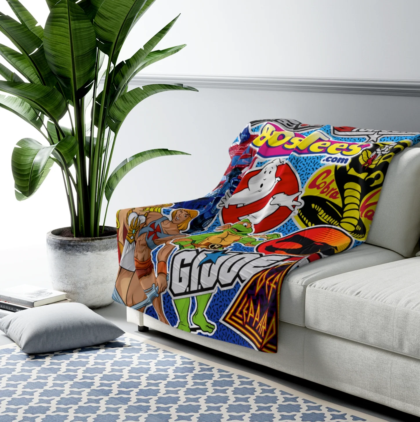 80sTees Catalog Cover Blanket - 50x60 - Image 5